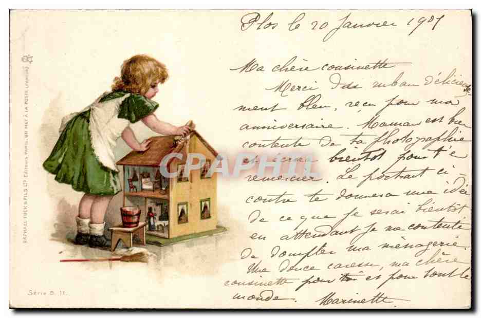 CPA Fantaisie Enfants Poupee  