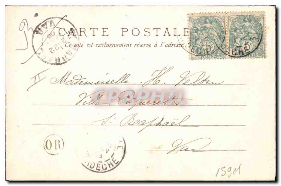 CPA Fantaisie Enfants Poupee   — Rückseite