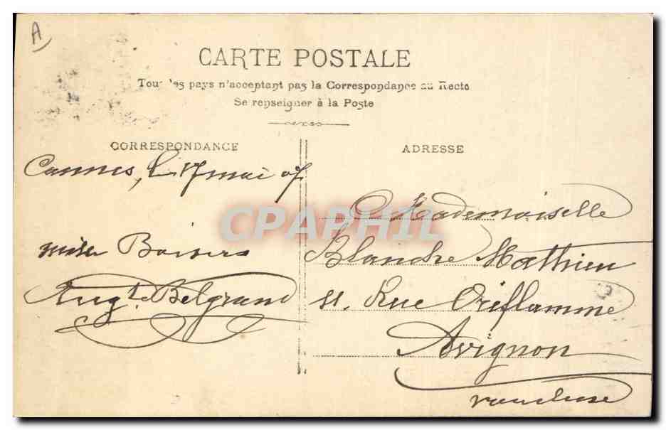 CPA Fantaisie Enfants Poupee  Ma poupee aime bien les roses les lilas et toutes les fleurs D'elle a  — Verso
