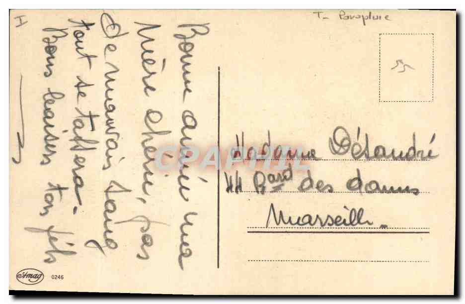 CPA Fantaisie Enfants Poupee  Bonne Annee Nain  — Rückseite