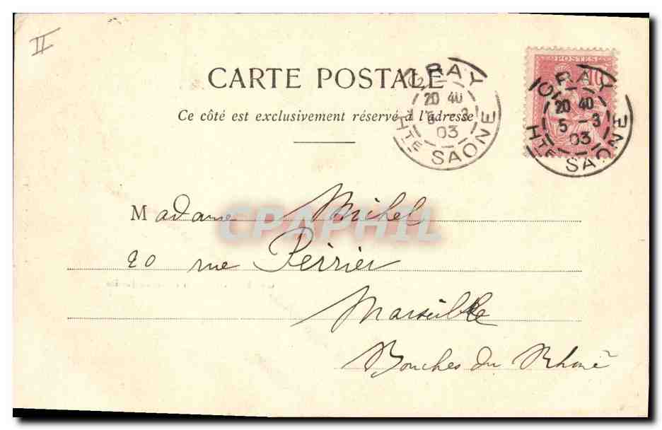 CPA Gray Theatre et Palais de Justice  — Verso