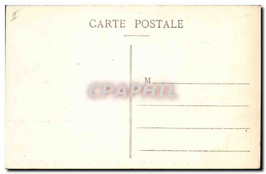 CPA Grenoble Palais de Justice Partie principale de la facade style Francois 1er — Verso