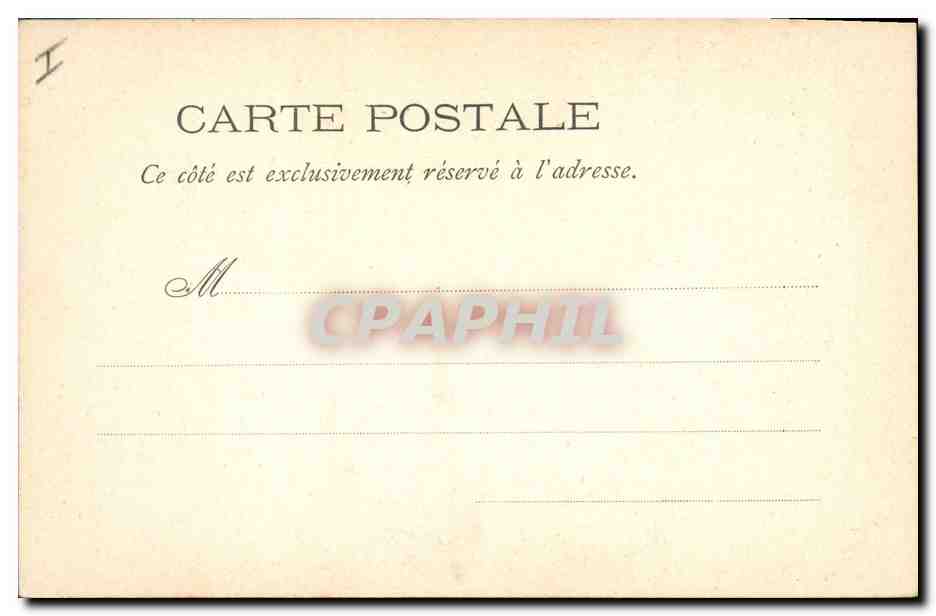 CPA Grenoble Le Palais de Justice (Partie de Facade)  — Rückseite