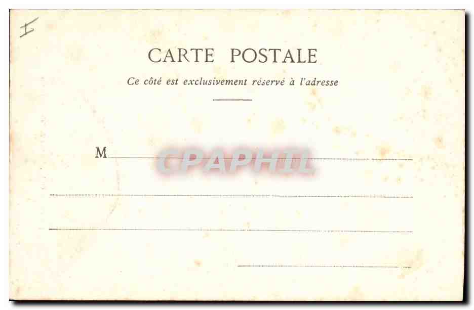 CPA Grenoble Entree du Palais de Justice  — Verso