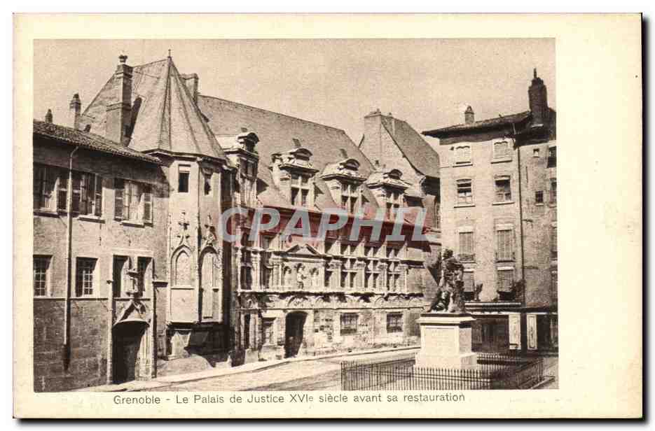 CPA Grenoble Le Palais de Justice XVI siecle avant sa restauration 