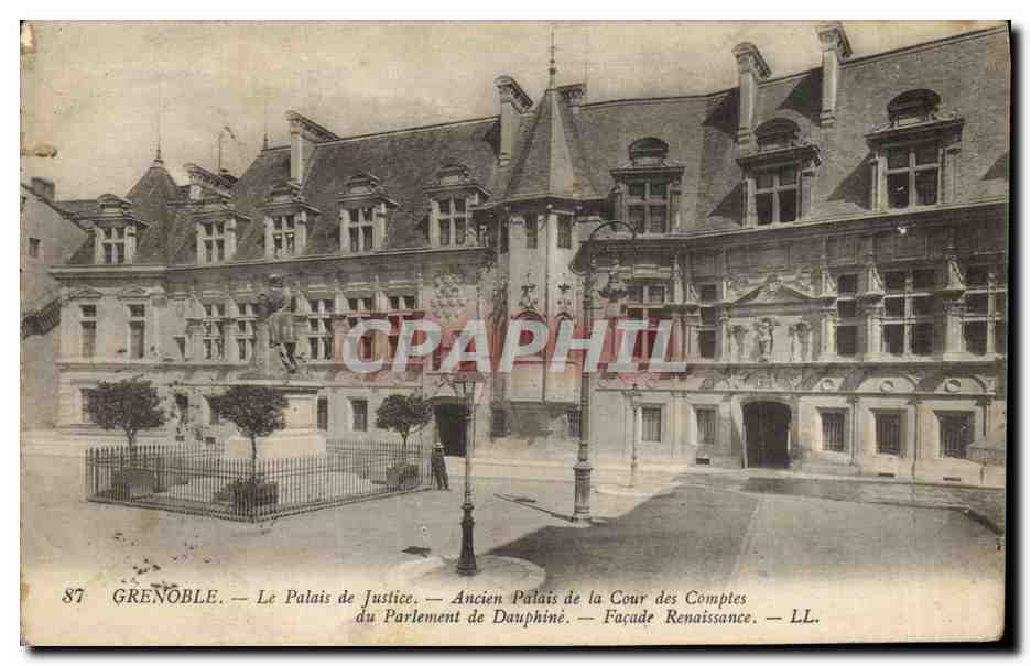 CPA Grenoble Le Palais de Justice Ancien Palais de la Cour des Comptes du Parlement de Dauphine Faca