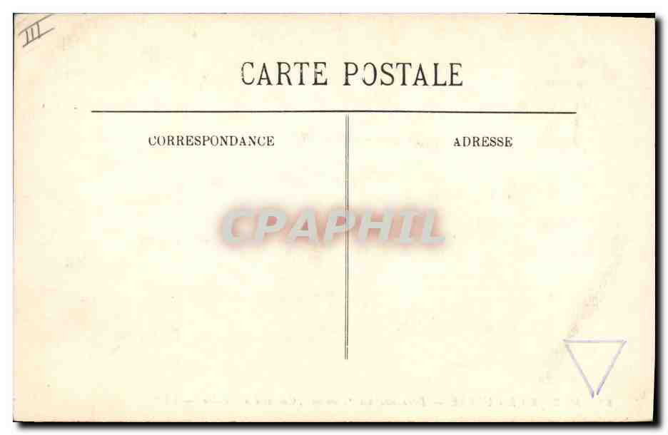 Dreadnought "Danton" — Cuirassé d'Escadre — LL. — Marine de Guerre — Verso