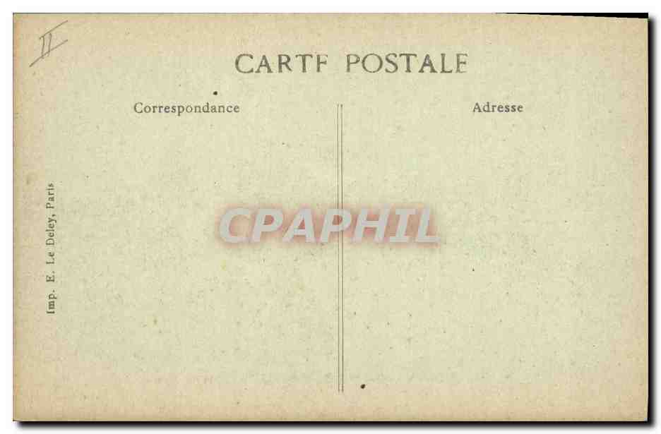 CPA Bateau de guerre Marine Nationale Democratie Cuirasse d'Escadre  — Verso