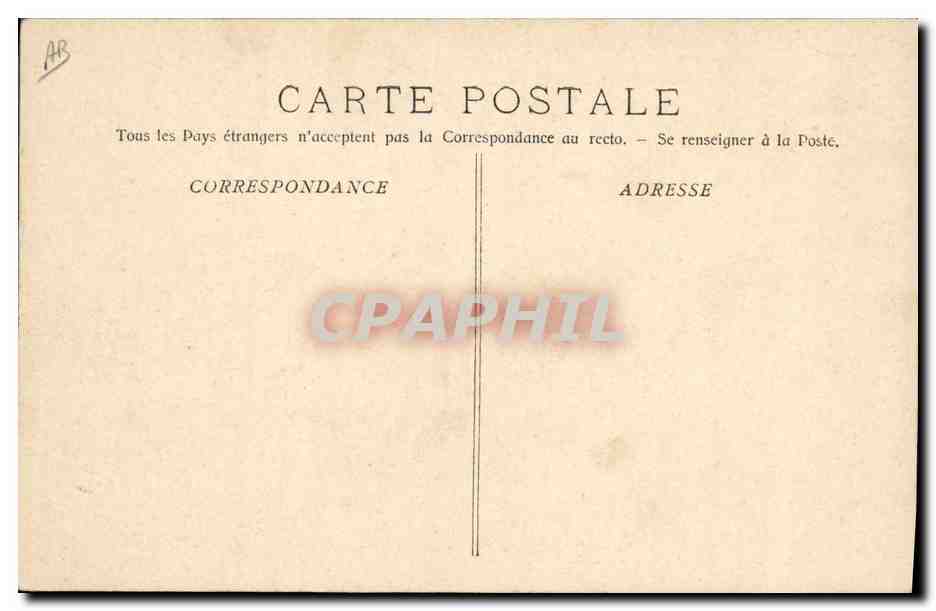 CPA Bateau de guerre Le Du Chayla Croiseur d'escadre de deuxieme classe  — Verso