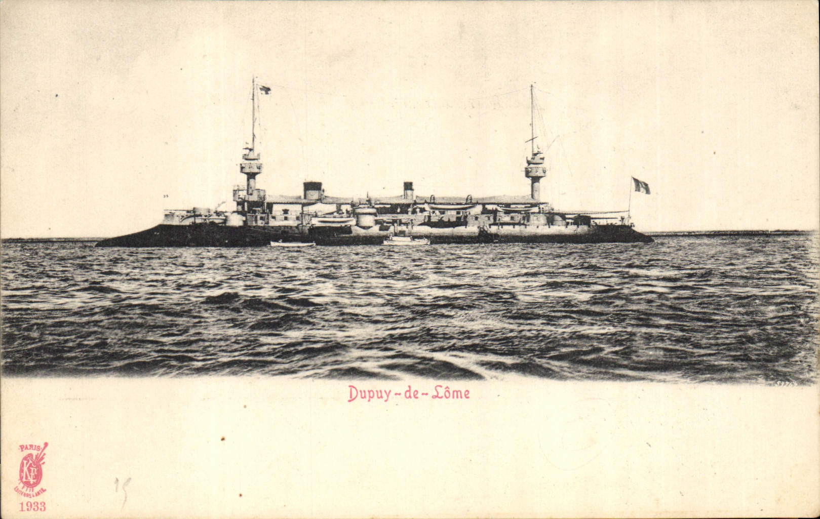 Dupuy-de-Lôme — croiseur de guerre — Paris, Éd. Lefèvre, n°15