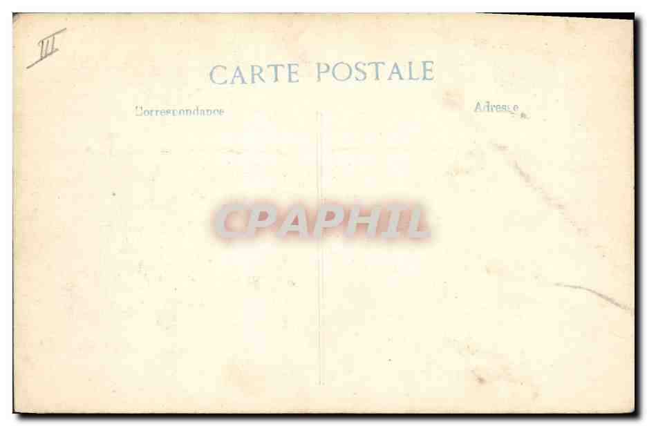 CPA Bateau de guerre Democratie  — Verso