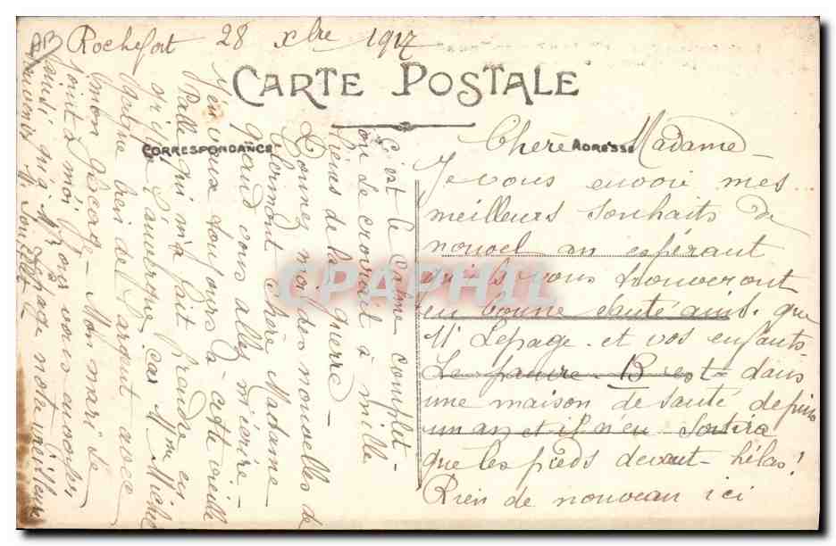Rochefort-sur-Mer — Il "Duguy-Trouin" che passa sotto il Ponte Transbordeur — Collezione Ch. Giambiasi — Verso