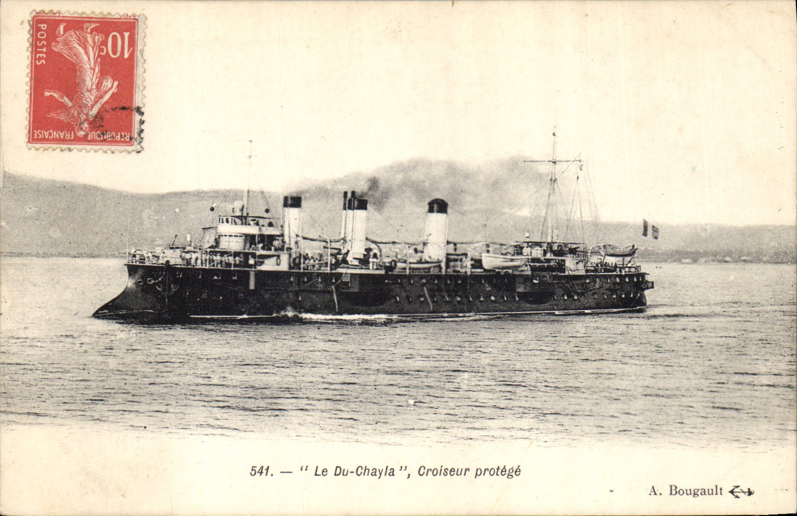 Le Du-Chayla — Croiseur protégé — A. Bougault n°541