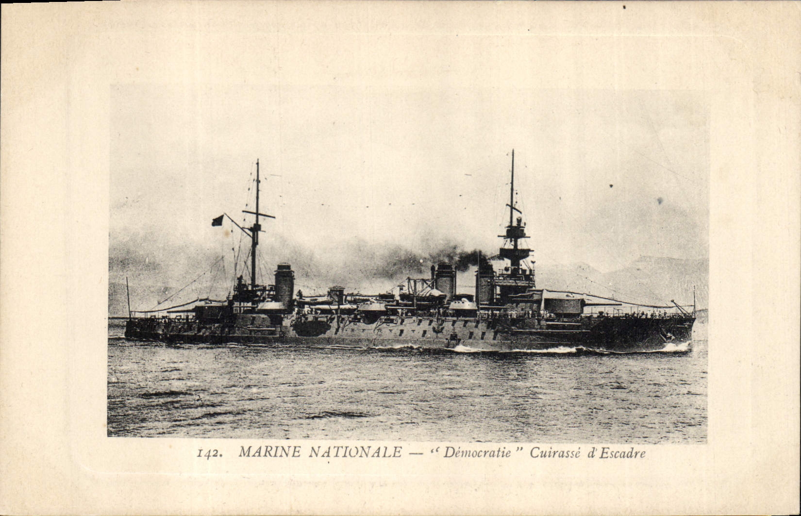 Marine Nationale — "Démocratie" Cuirassé d'Escadre — Bazar Global n°142