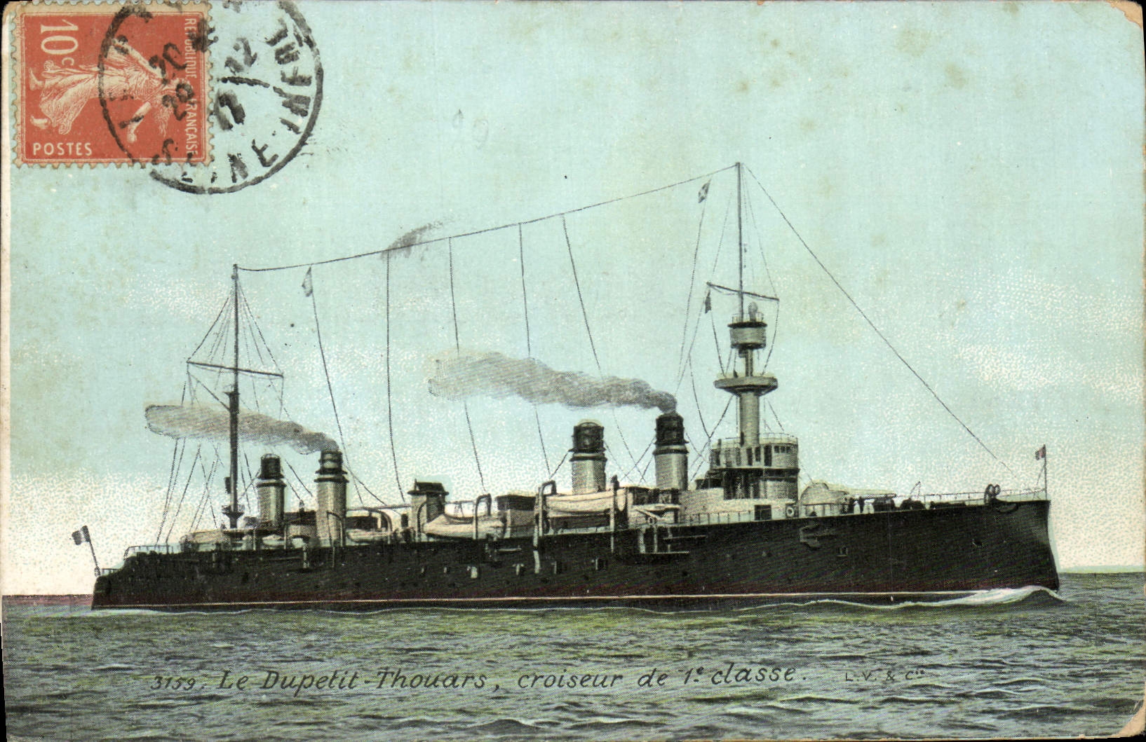 Le Dupetit-Thouars, croiseur de 1ère classe — L.V. & Cie — n°3179