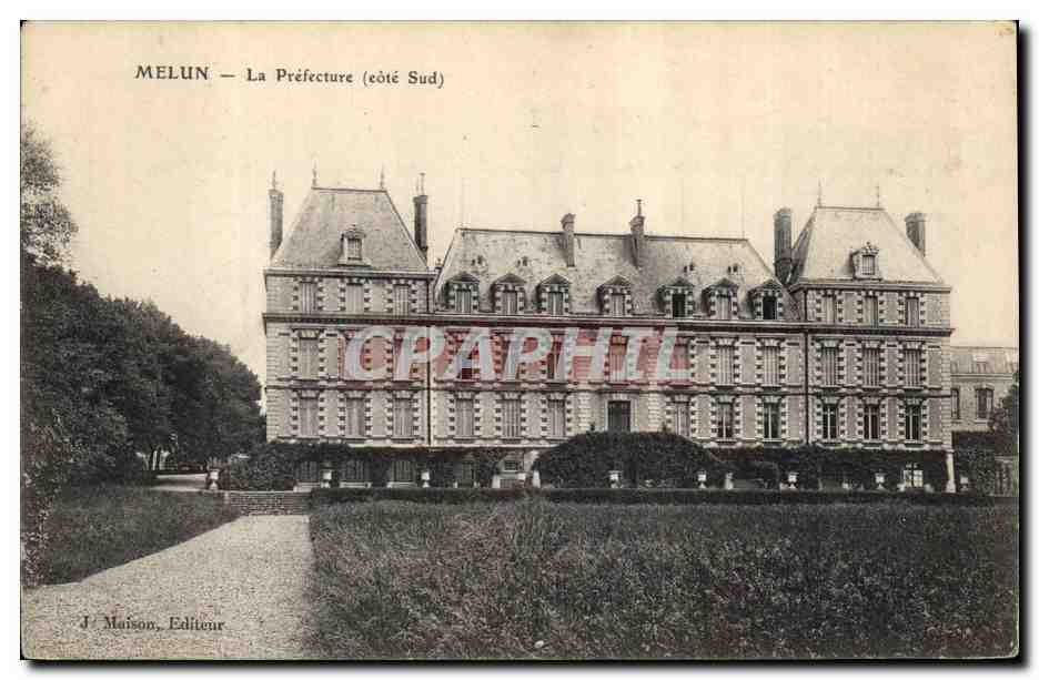CPA Melun La Prefecture cote Sud 