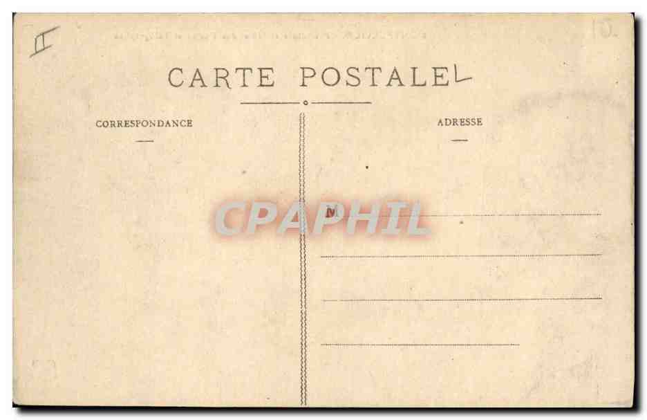 CPA Montpellier prefecture et Hotel des postes et Telegraphes  — Verso