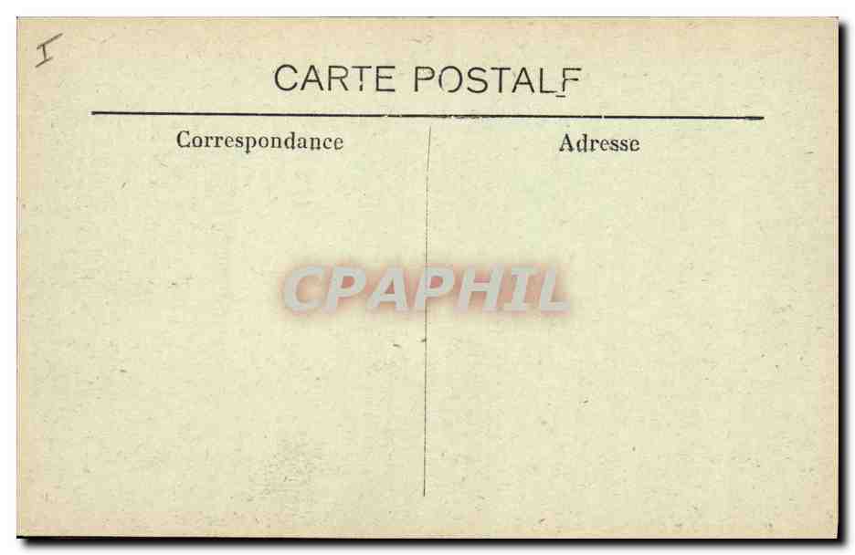 CPA Montpellier l'hotel des postes et la Prefecture  — Verso