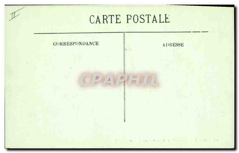 CPA Melun La Prefecture vue du Jardain  — Rückseite
