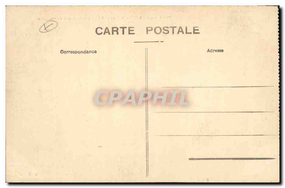 CPA Montpellier Prefecture et Hotel des postes et Telegraphes  — Verso