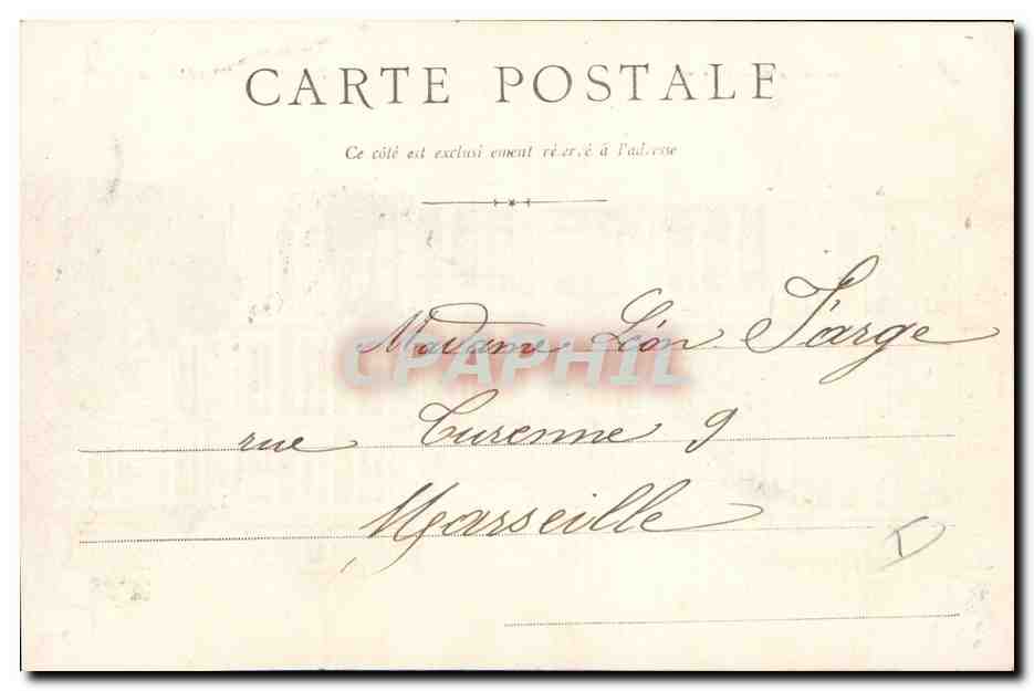 CPA Montauban la Prefecture  — Verso