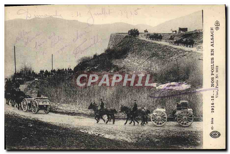 Our Trench Soldiers in Alsace — Visit Paris No 1919 — 41st Series — Visit Paris Edition 1914-15