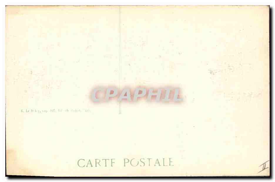 Creil — Maisons bombardées par les Allemands — Éditeur E.P.D. — Verso