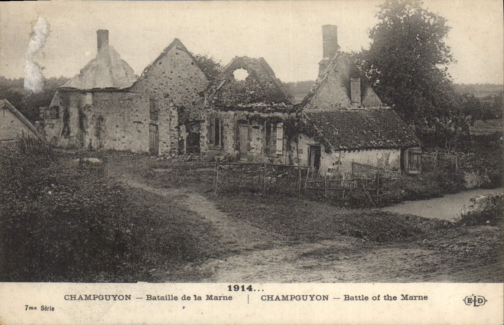 Champguyon — Bataille de la Marne — 7me Série — Éditeur E.P.D.