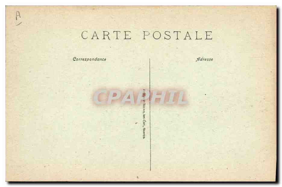 CPA Folklore Environs d'Auray Noce bretonne Maries demoiselles et garcons d'honneur Mariage — Verso