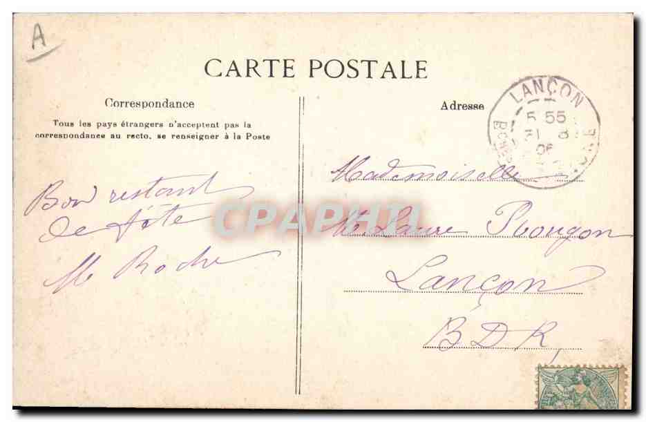 Un petit Bégonde — Collection Yvassan, Quimper — n°1501 — Verso