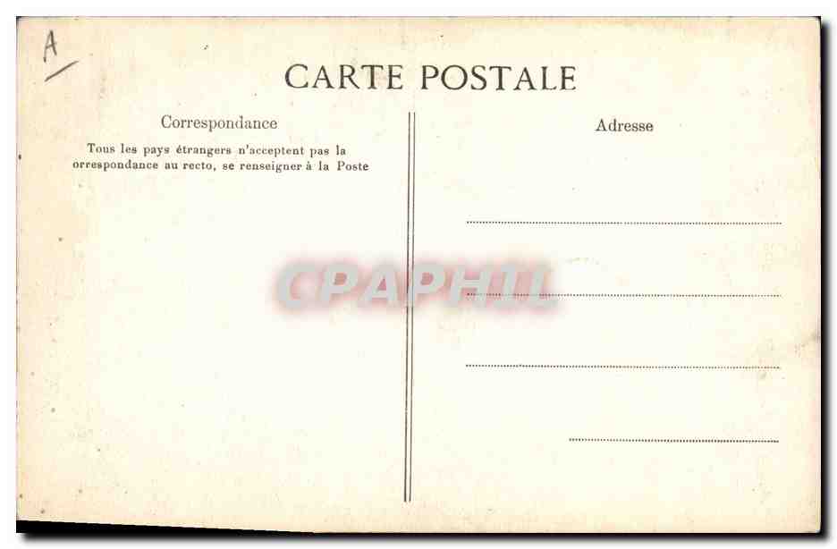 CPA Folklore Jeune fille du cap audierne la pointe du Raz Pont Croix  — Verso