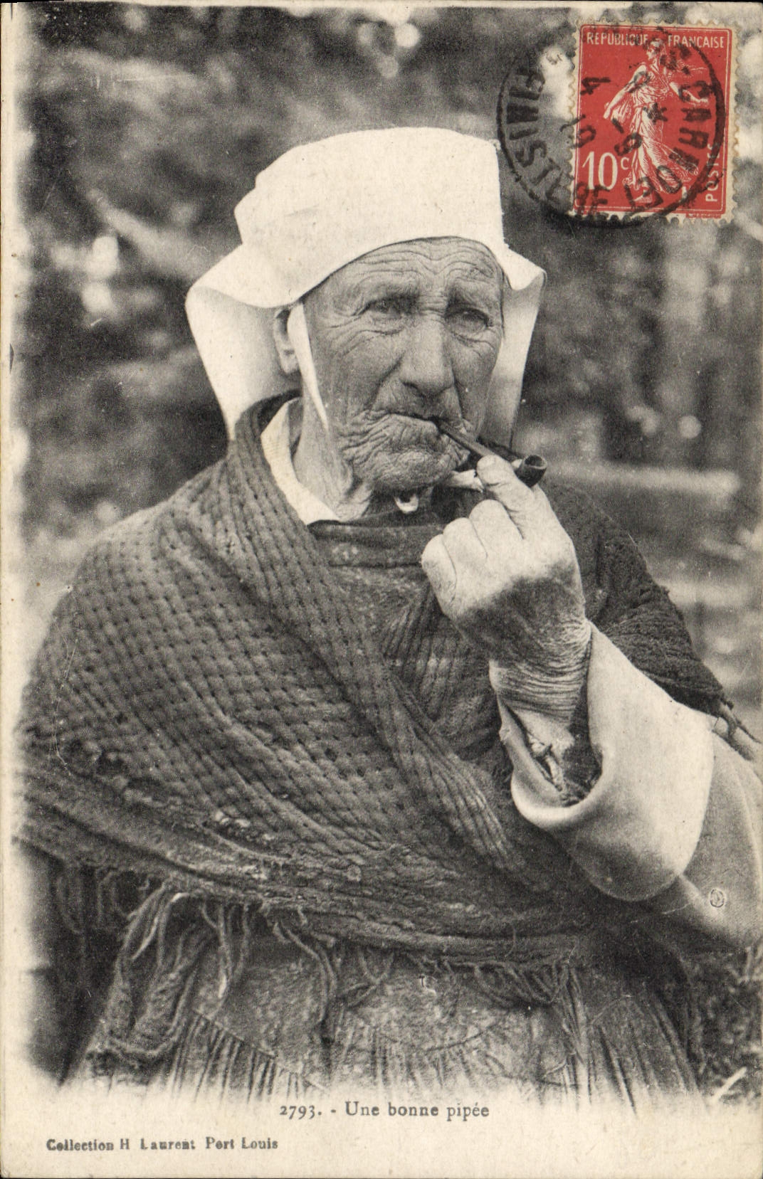 Une bonne pipée — Collection H. Laurent, Port Louis — n° 2793