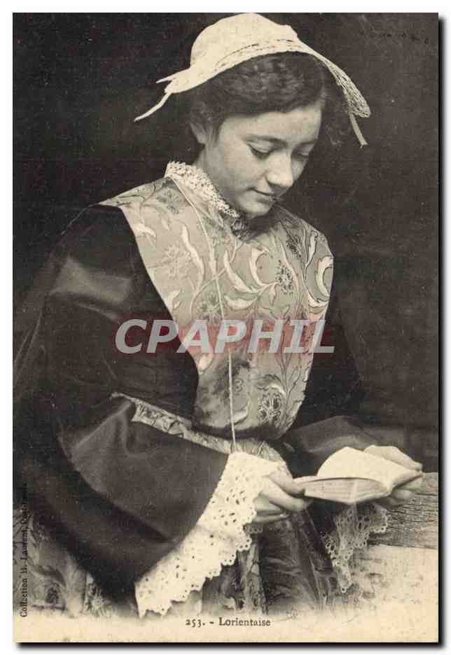 CPA Folklore Lorientaise 