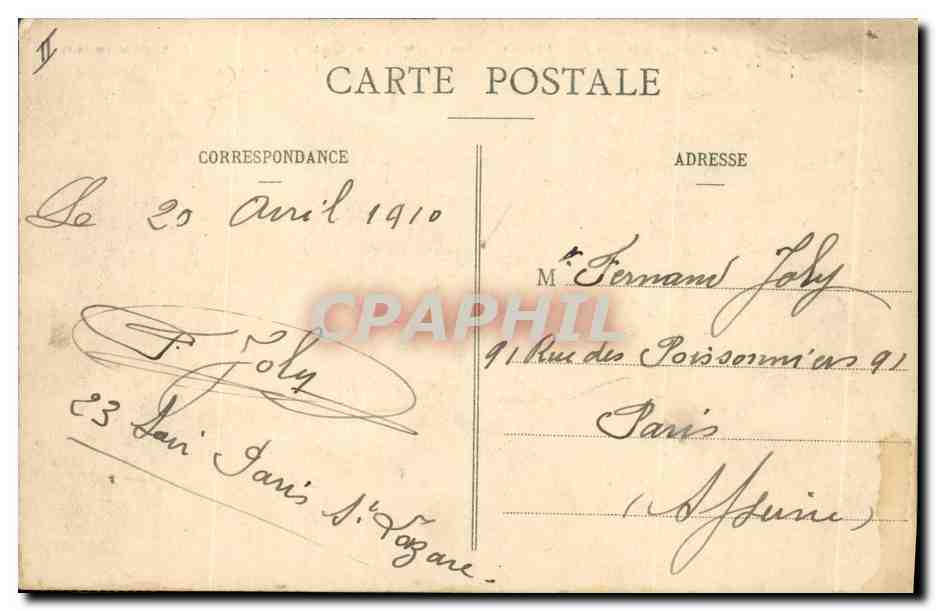 CPA Rouen Tour ou jeanne d'Arc fut enfermee — Rückseite