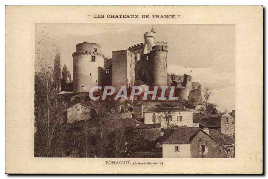 CPA Les Chateaux de France Bonaguil lot et garonne 