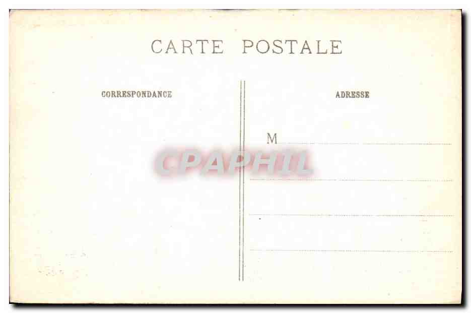 CPA Boulogne sur mer Le Chateau ou fut enferme napoleon III en 1840  — Rückseite