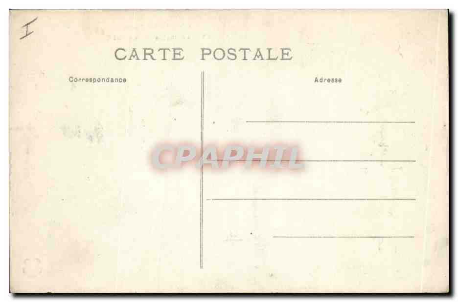 CPA Gorges du Tarn Chateau de la Caze  — Rückseite