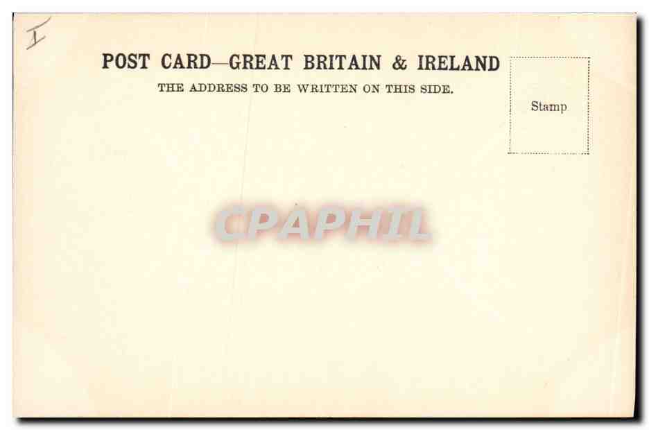 CPA Chateau de Rhuddlan  — Rückseite