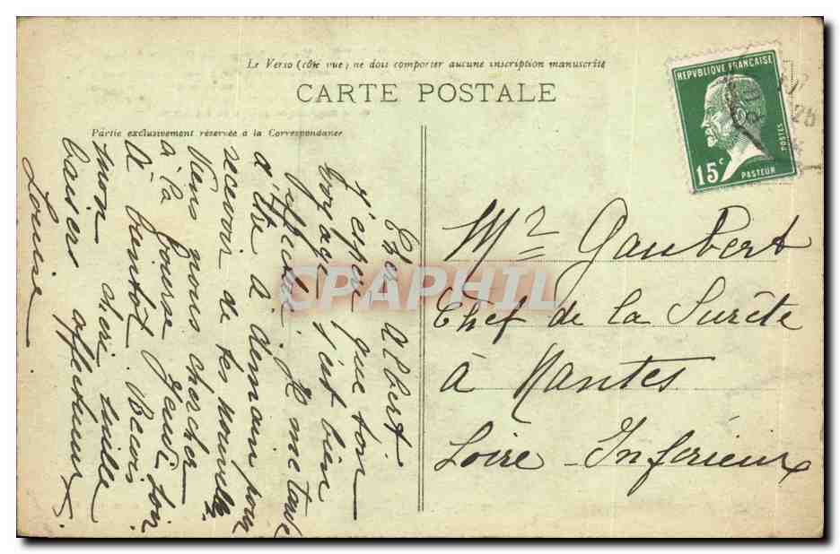 CPA Pontivy Vieux Chateaux des Ducs de Rohan  — Rückseite