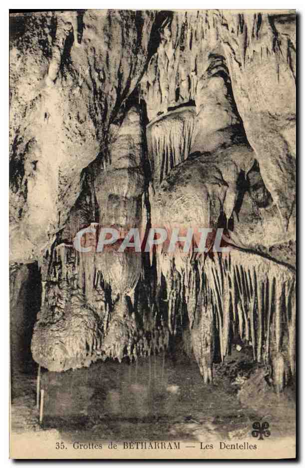 CPA Grottes de Betharram les Dentelles 