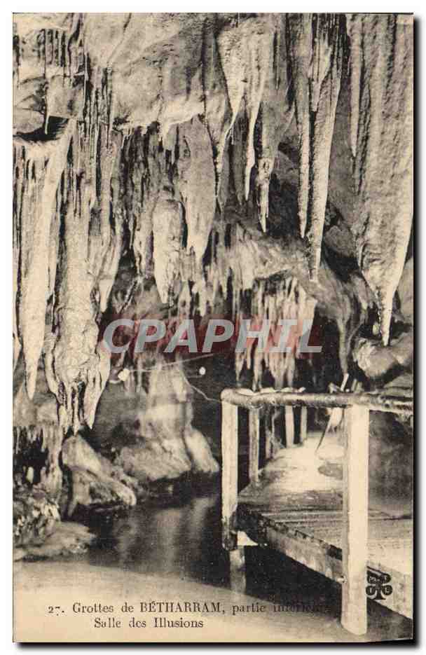 CPA Grottes de Betharram partie interieure salle des Illusions 