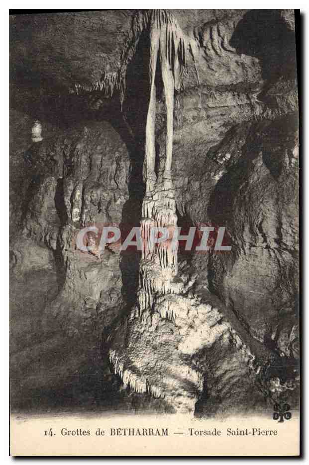 CPA Grottes de Betharram Torsade Saint Pierre 