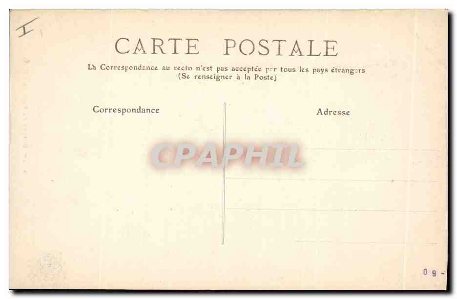 CPA Gorges du Pont du Diable  — Rückseite