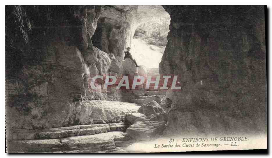 La Sortie des Cuves de Sassenage — Environs de Grenoble — LL, n°31