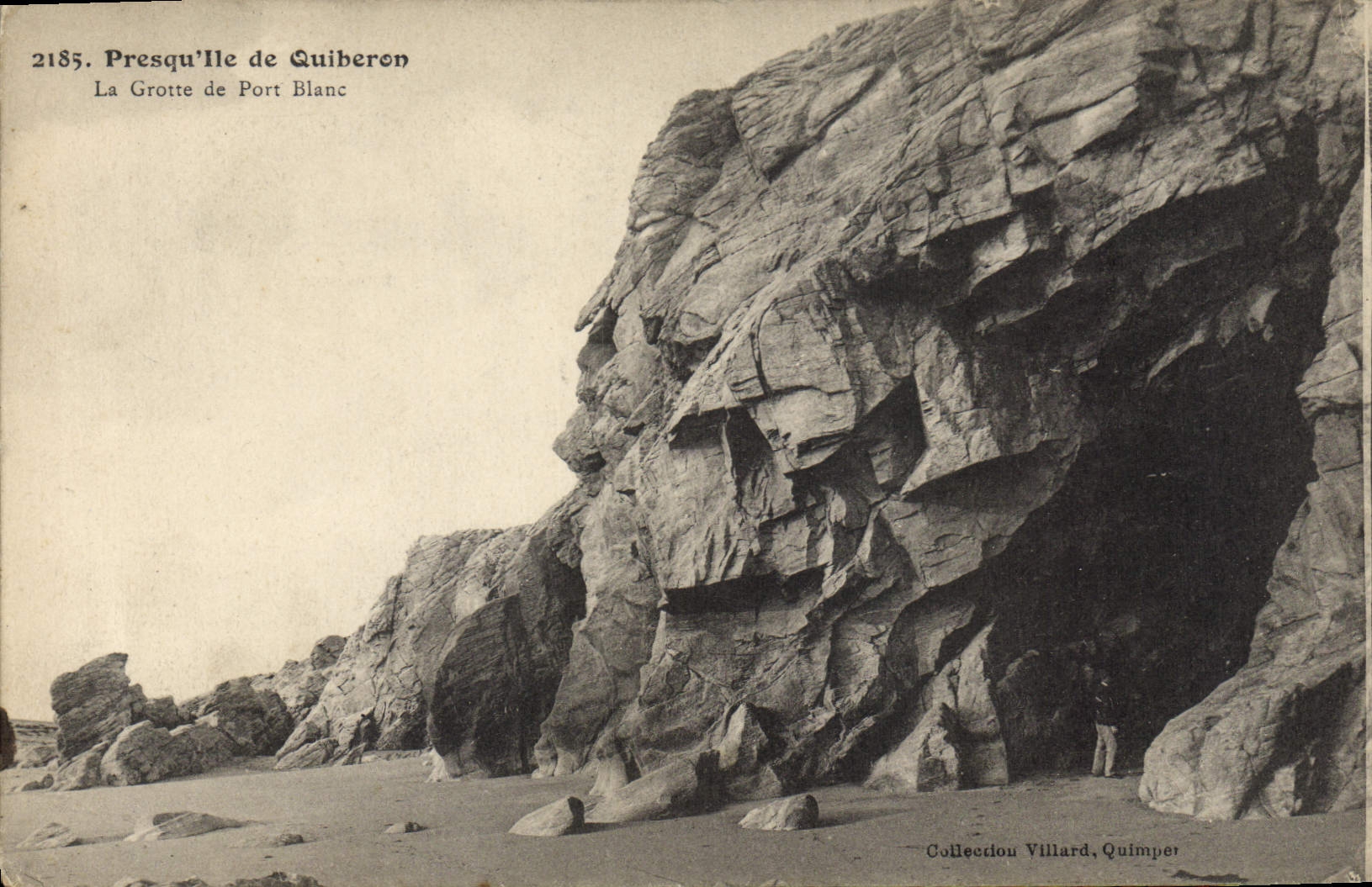CPA Presqu'lle de quiberon la grotte de port Blanc 