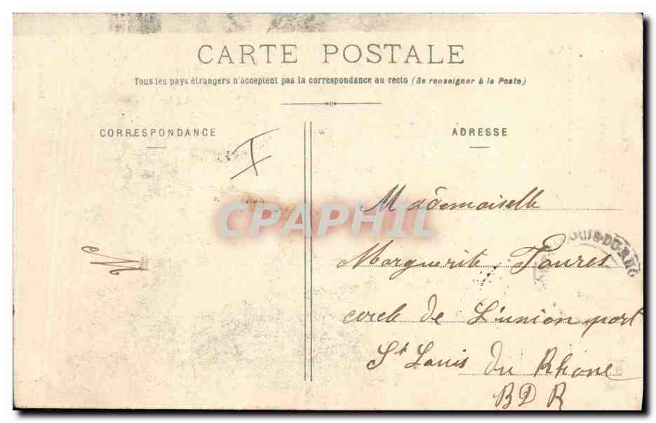 CPA Poupee La Poupee voyageuse  — Rückseite