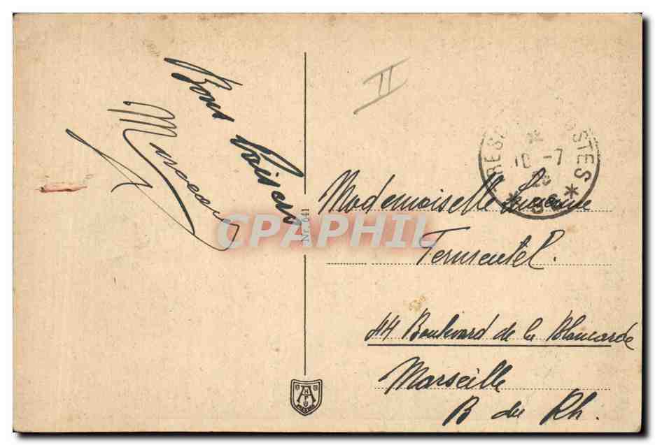 CPA Poupee Enfant — Rückseite