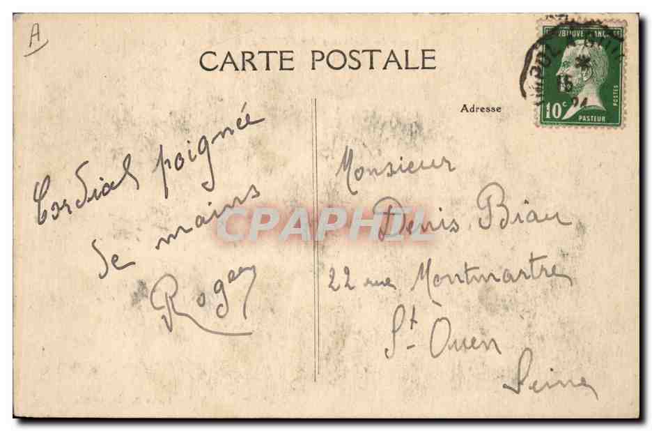 Groupe de Costumes des COTES-du-NORD — Photo R. BINET — Saint-Brieuc — Verso