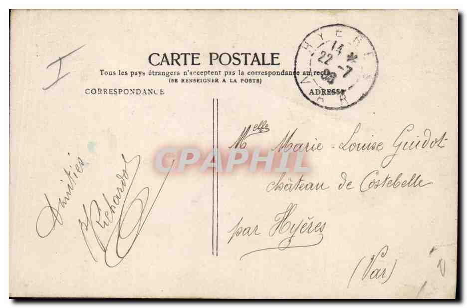 CPA Poupee Heureuses Paques  — Rückseite