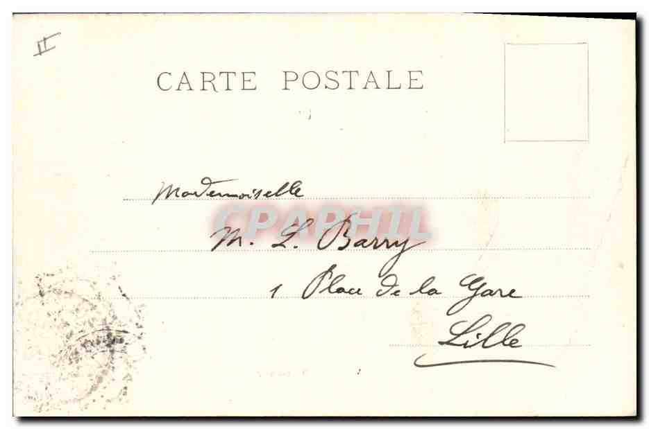 CPA Le Havre Le Palais de Justice  — Verso